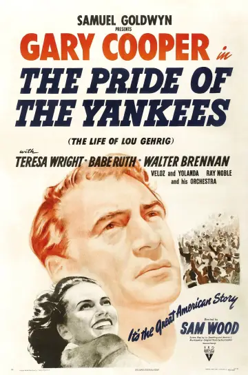 Poster to the movie "The Pride of the Yankees" #1108683