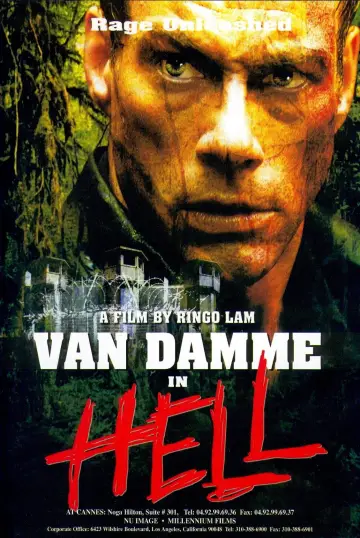 Poster to the movie "In Hell" #885516