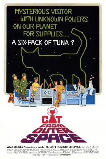 Poster to the movie "The Cat from Outer Space" #1051445