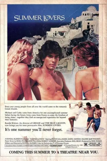 Poster to the movie "Summer Lovers" #899326