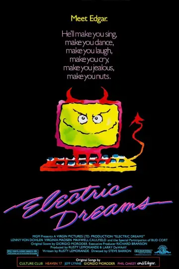 Poster to the movie "Electric Dreams" #907698