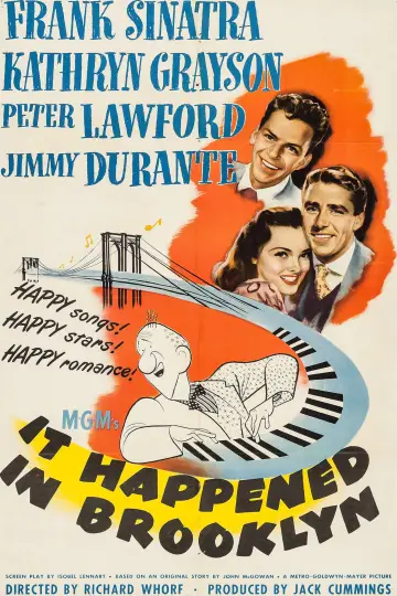 Poster to the movie "It Happened in Brooklyn" #1150503