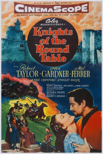Poster to the movie "Knights of the Round Table" #1616019