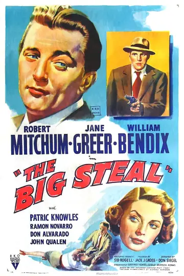 Poster to the movie "The Big Steal" #1096189