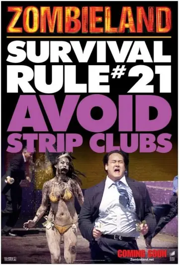 Poster to the movie "Zombieland" #613907