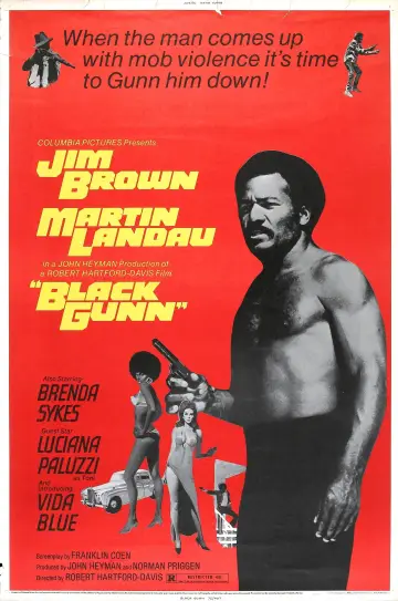 Poster to the movie "Black Gunn" #1120469