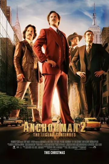 Poster to the movie "Anchorman 2: The Legend Continues" #980112