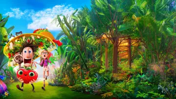 Backdrop to the movie "Cloudy with a Chance of Meatballs 2" #963673