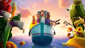 Backdrop to the movie "Cloudy with a Chance of Meatballs 2" #963674