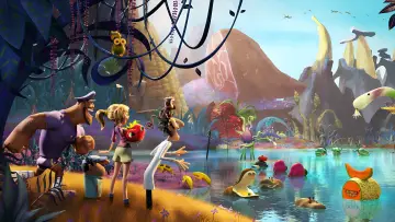 Backdrop to the movie "Cloudy with a Chance of Meatballs 2" #963676