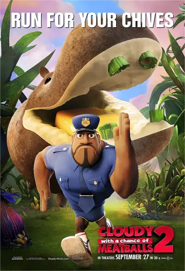 Poster to the movie "Cloudy with a Chance of Meatballs 2" #963693