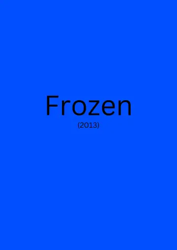 Poster to the movie "Frozen" #528135