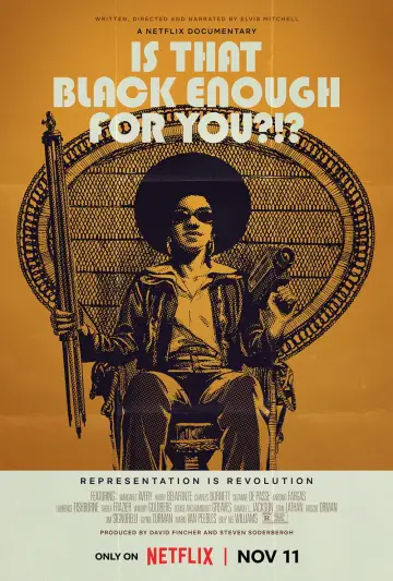 Poster to the movie "Is That Black Enough for You?!?" #1038032