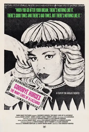 Poster to the movie "Goodbye Horses: The Many Lives of Q Lazzarus" #1582057