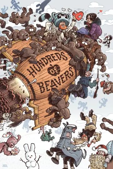 Poster to the movie "Hundreds of Beavers" #756265