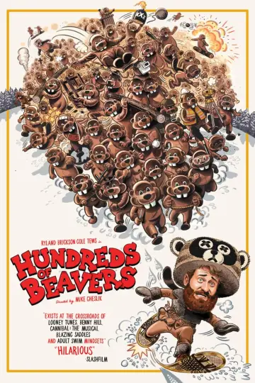 Poster to the movie "Hundreds of Beavers" #756287