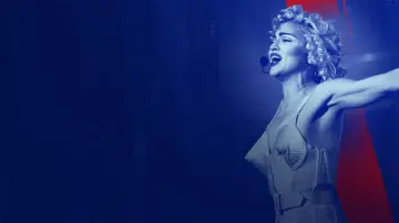 In France with Madonna poster