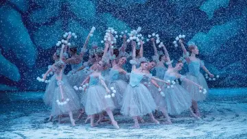 Backdrop to the movie "New York City Ballet: George Balanchine