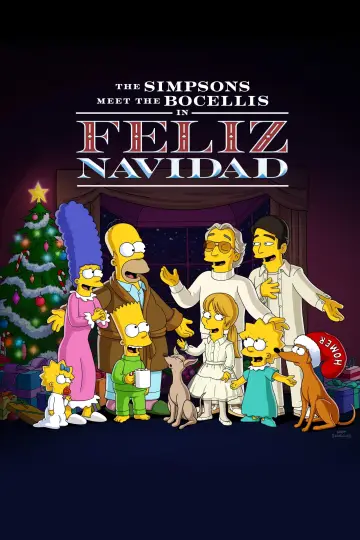 Poster to the movie "The Simpsons Meet the Bocellis in "Feliz Navidad"" #82493