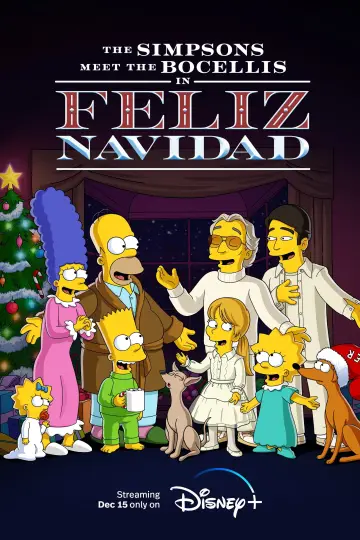 Poster to the movie "The Simpsons Meet the Bocellis in "Feliz Navidad"" #82494