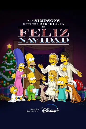 Poster to the movie "The Simpsons Meet the Bocellis in "Feliz Navidad"" #82495