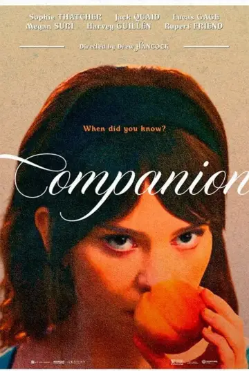 Poster to the movie "Companion" #926220
