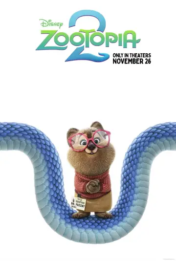 Poster to the movie "Zootopia 2" #764363