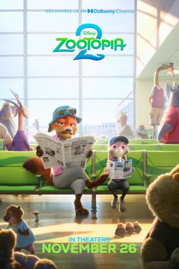 Poster to the movie "Zootopia 2" #764417