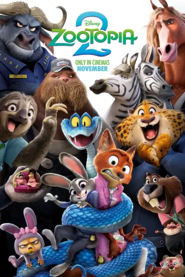 Poster to the movie "Zootopia 2" #958562