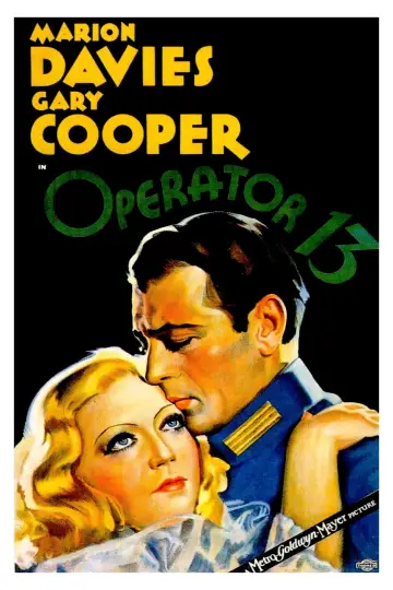 Poster to the movie "Operator 13" #887989