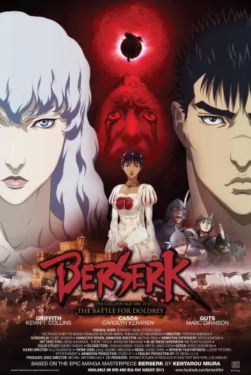 Poster to the movie "Berserk: The Golden Age Arc II - The Battle for Doldrey" #1185327