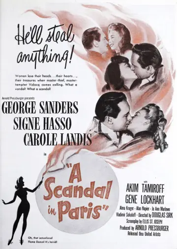 Poster to the movie "A Scandal in Paris" #1035466