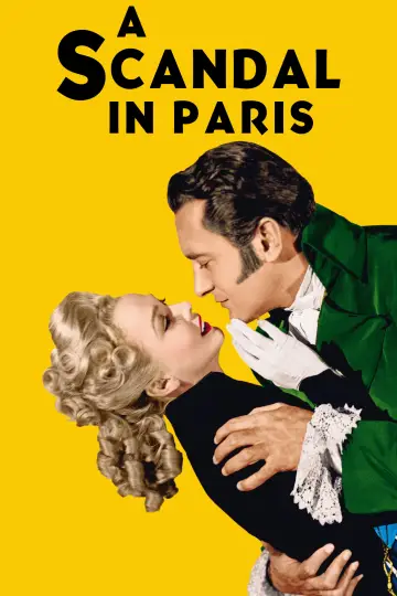 Poster to the movie "A Scandal in Paris" #1035469