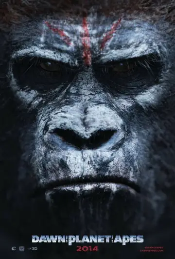 Poster to the movie "Dawn of the Planet of the Apes" #596997