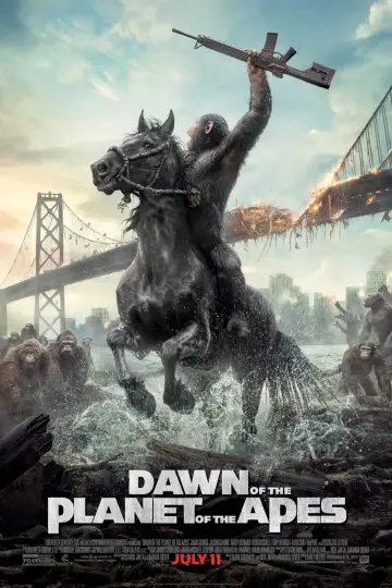 Poster to the movie "Dawn of the Planet of the Apes" #597010