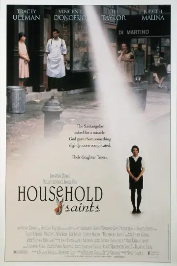 Poster to the movie "Household Saints" #1137319