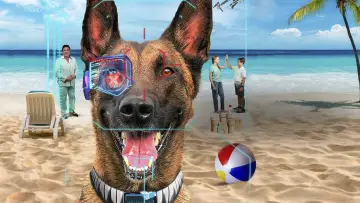 Backdrop to the movie "R.A.D.A.R.: The Adventures of the Bionic Dog" #1004242