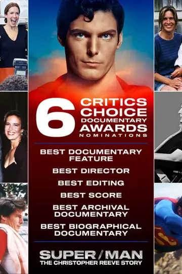 Poster to the movie "Super/Man: The Christopher Reeve Story" #667226