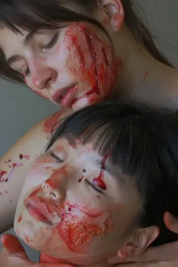 Poster to the movie "Teen girl couple goes to a fake prom to hit a car in their bedroom" #1175693