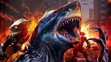 Backdrop to the movie "Space Sharks" #612176