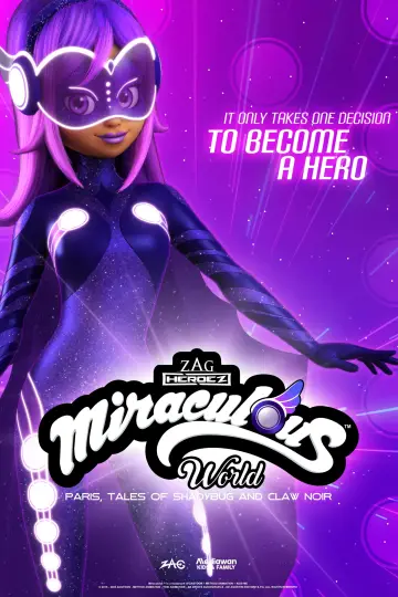 Poster to the movie "Miraculous World: Paris, Tales of Shadybug and Claw Noir" #846735