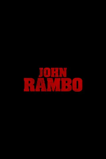 Poster to the movie "John Rambo" #976858
