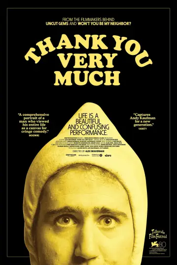 Poster to the movie "Thank You Very Much" #1571819