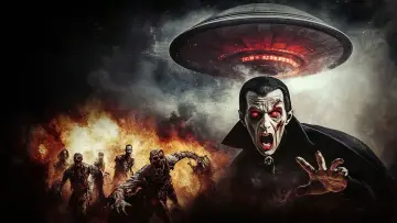 Backdrop to the movie "Vampire Zombies...from Space!" #539277
