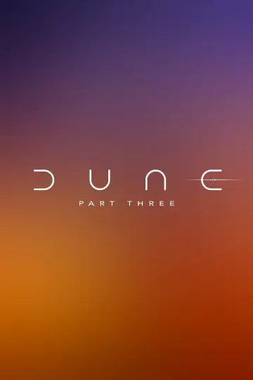 Dune: Part Three poster