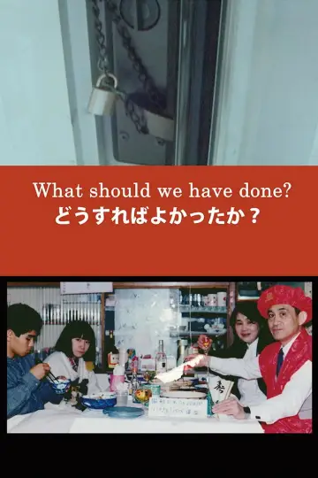 Poster to the movie "What Should We Have Done?" #1177121