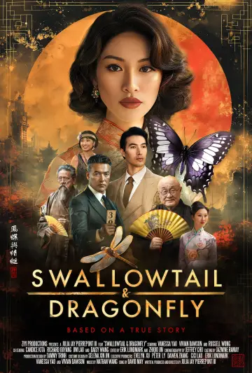 Swallowtail & Dragonfly poster