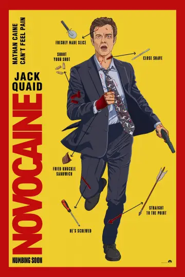 Poster to the movie "Novocaine" #617228