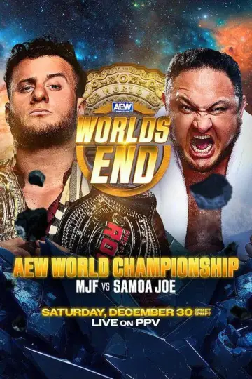 Poster to the movie "AEW Worlds End 2023" #196636