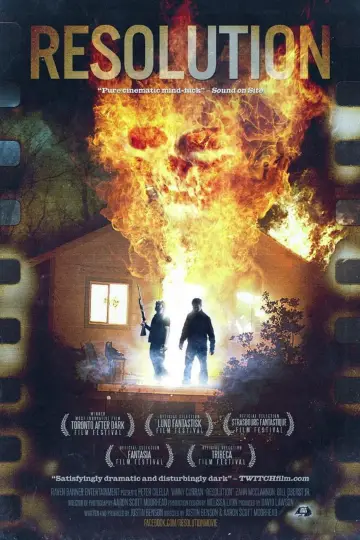 Poster to the movie "Resolution" #1039089